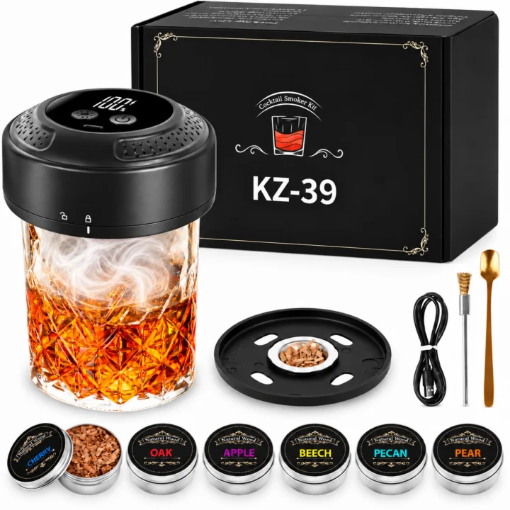 Afumător electric BEJI KZ39 pentru whisky și cocktailuri