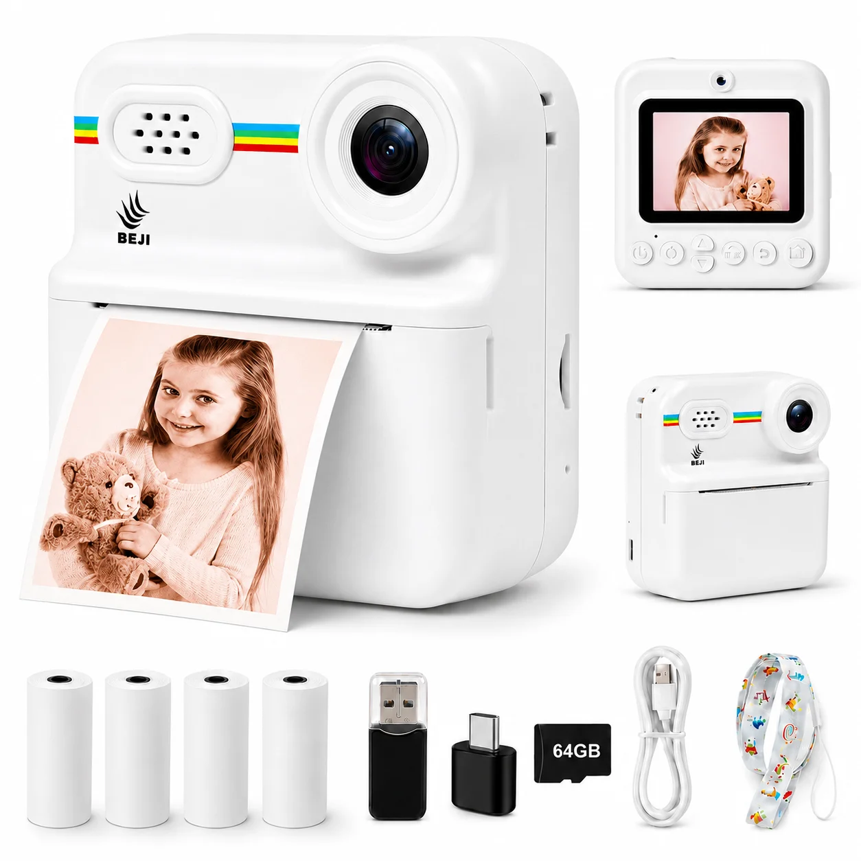 Cameră foto instant pentru copii BEJI P03